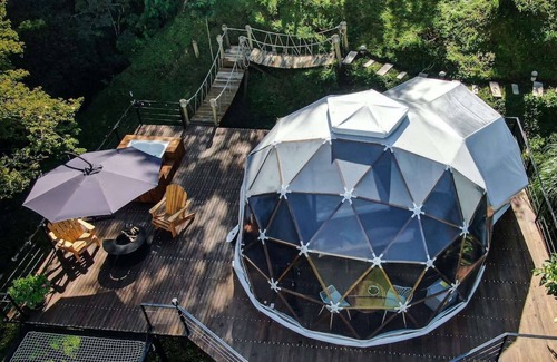 San Francisco Casa | It is a beautiful luxury glamping site located next to a forest reserve and a great view.