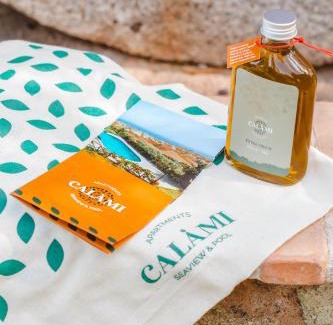 Santa Caterina dello Ionio Casa | Calàmi - Villa Romeo - Private Apartments with Pool, Seaview & Olive Grove