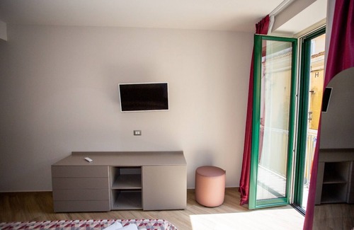 Santa Maria di Castellabate Hotel | CAMERA HERMES-Doble con dos camas-Negocios-Baño Privado-Balcón