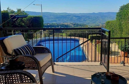 Meladeia Villa | ⭐️Romantic Villa⭐️ WOW Vistas y puestas de sol / Piscina privada⭐️WiFi⭐️ TV vía satélite⭐️