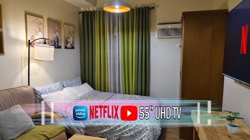 Binan City Apartamento | J Studio - Fast WiFi, 55" UHD TV with Netflix & Prime Video, Free Pool Access