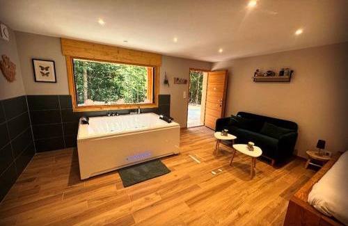 L'Esperou Apartamento | Jacuzzi en forêt