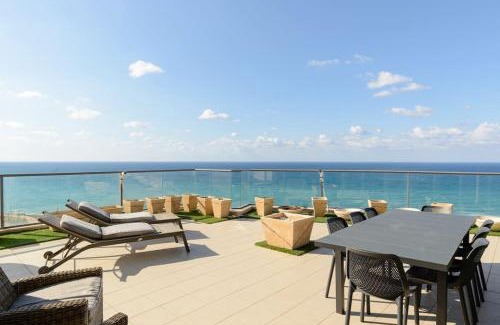 Netanya Apartamento | Jacuzzi Penthouse with wide Sea View in Natanya