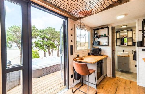 Trevou-Treguignec Chalet De Esquí | Jacuzzi Tiny-House face mer Evasion sur la falaise