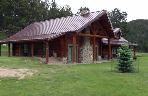 Custer Cabina | Jade Pines, una hermosa casa de troncos en Black Hills con mucho entretenimiento