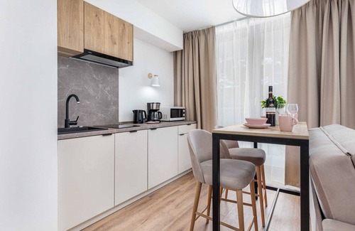 Mielno Apartamento | Jantaris A18 | Studio by the Beach | A/C | Balcony