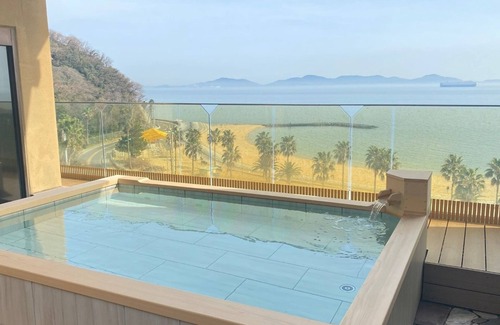 Nishiuracho Hotel | Japanesestyle room Ocean view Maximum 4 people | 1 night plan with breakfast / Gamagori Aichi