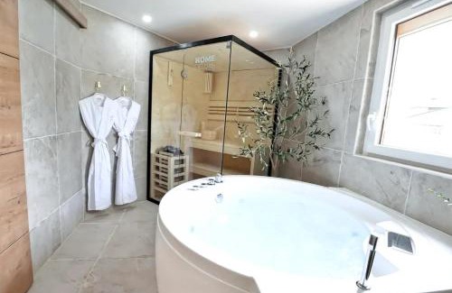 Trouville-sur-Mer Apartamento | Jardin d'Eden : Sauna, Balneo & Jardin privatif