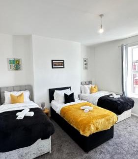 Jarrow Apartamento | Jarrow Contractor & professional accommodation, Near port & hospital, 3bedroom apartment near Newcastle, free parking
