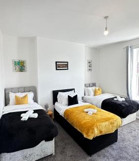 Jarrow Apartamento | Jarrow Contractor & professional accommodation, Near port & hospital, 3bedroom apartment near Newcastle, free parking