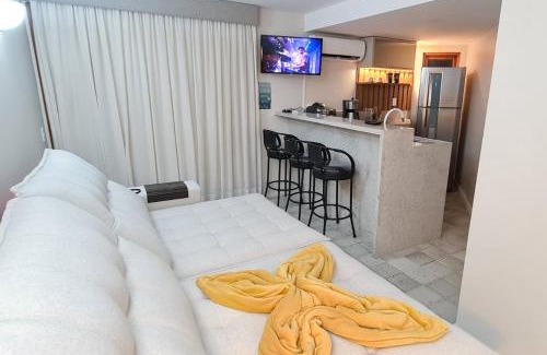 Jatiuca Apartamento | JATIÚCA SUITES RESORT - Flat FRENTE MAR