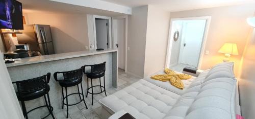 Jatiuca Apartamento | JATIÚCA SUITES RESORT - Flat FRENTE MAR