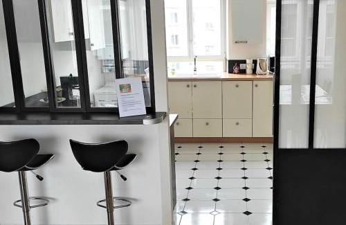 Saint-Marc Apartamento | Jaurès-Pilier rouge/App spacieux/3 chambres/6 pers