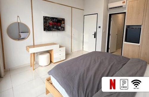 Taman Century Apartamento | JB City View Space Residency Walk to KSL