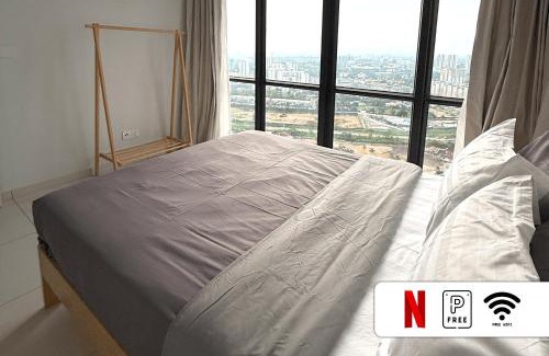 Taman Century Apartamento | JB City View Space Residency Walk to KSL