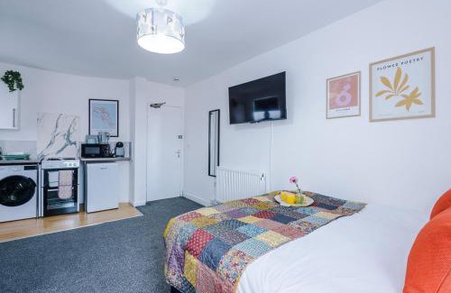 Leamington Spa Apartamento | Jephsons Lodge Studio 6 - Town Centre Gem, Parking, WiFi & Free Netflix