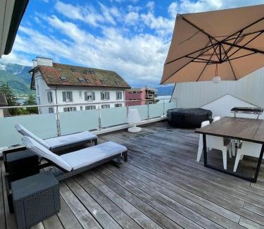 Montreux City Centre Apartamento | Joli Appartement terrasse Montreux