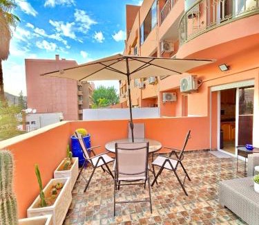 Oulad Khallouf Apartamento | Joli et chic Appartement à Marrakech - balcon privé et confort