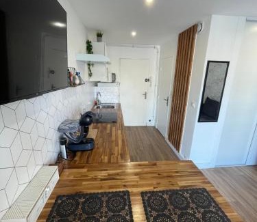 Balaruc-les-Bains Apartamento | Joli studio une pièce entièrement rénové et équipé classé 2 étoiles