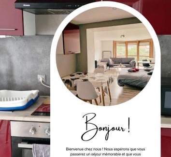 Chantraine Apartamento | Joli studio une pièce 15min à pied centre dEpinal 4 personnes grâce au canapé lit, parking privé gratuit et parking extérieur gratuit Machine à laver TV wifi machine à café linge de lit et serviettes fournis