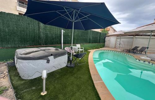 La Lunette Villa | Jolie Villa piscine climatisé 6 pers proche centre-ville Perpignan