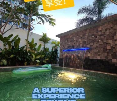 Taman Mahajaya Casa | Jonker Street New Cozy Home 20pax Swimming Pool Karaoke