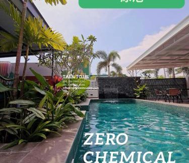 Taman Mahajaya Casa | Jonker Street New Cozy Home 20pax Swimming Pool Karaoke
