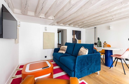 Les Halles Apartamento | Joyful Apartment, 2br/6p Heart of Paris - Louvre
