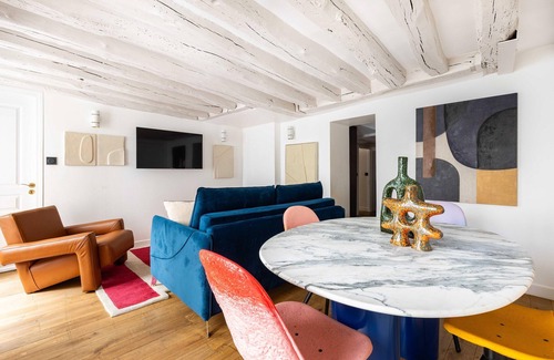 Les Halles Apartamento | Joyful Apartment, 2br/6p Heart of Paris - Louvre