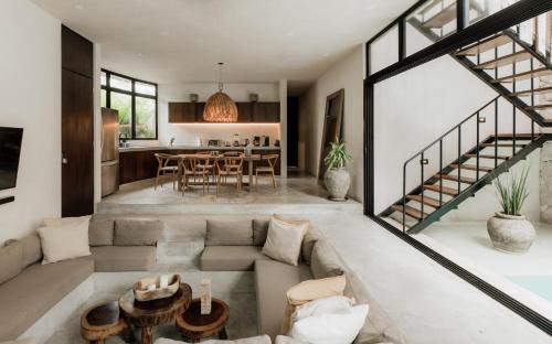 Centro de la ciudad de Tulum Villa | Jungle Boho Villa "Coco" - Pv Pool - BBQ - Concierge 5A