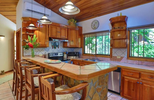 Valle Pura Vida Casa | Jungle, Monkey's, Macaws, pool A/C up to 19 people