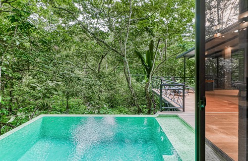 Valle Pura Vida Casa | Jungle-view house with infinity pool, balcony, & lanai - snowbird-friendly