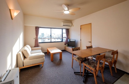 Miyazaki Hotel | Junior Suite Room 2 semidouble beds with kitche / Miyazaki Miyazaki