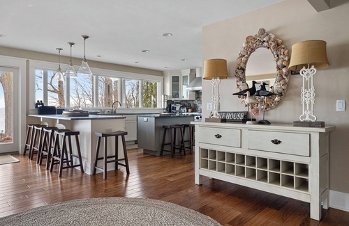Lake Michigan Beach Casa | Juniper Presents: A Magnificent Lakefront Vacay Home w/ Private Beach