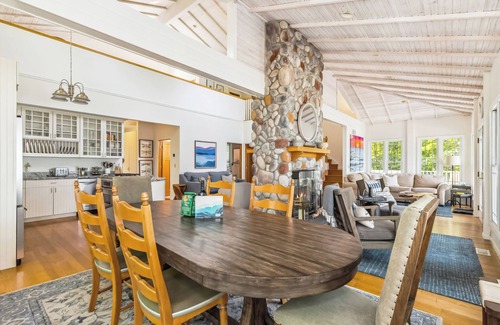 Stevensville Casa | Juniper Presents: Beautiful Coastal Home on Lake MI w/ Hot Tub & Lakeside Deck