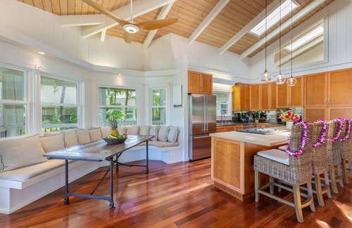 Hanalei Casa | Ka Makana - Weke Rd en Hanalei! Super corto paseo a la bahía de Hanalei