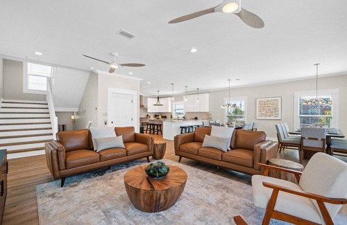 Mexico Beach Casa | Kaleidoscope: 6 BR in MB- Beachfront, Pri. Pool, Sleeps 24, Pet Friendly!