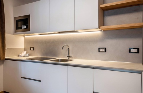 Campitello di Fassa Apartamento | Kamerloy Apartments - A con vistas a las montañas, Wi-Fi, balcón y jardín