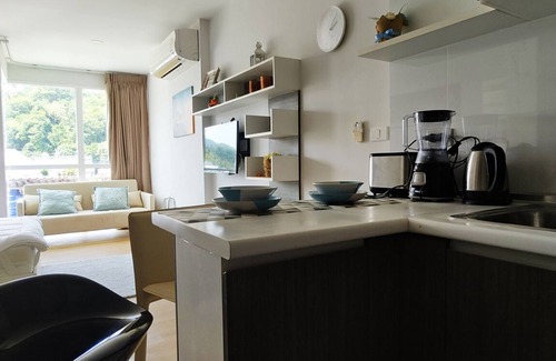 Kata Apartamento | Kata Beach Ozone Superb Fully Equipped Studio Kitchen Washing Machine air con