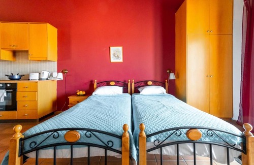 Latsi Apartamento | Kate's Latchi Beachfront Studio Apartment 105 by Ezoria
