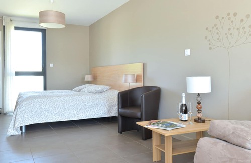 Hunawihr Apartamento | Katel-Loft-Apartamento-Baño con ducha-Vineyard view