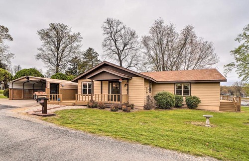 Grove Casa | Kayaks and Boat Dock Waterfront Home in Grove