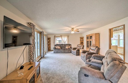 Grove Casa | Kayaks and Boat Dock Waterfront Home in Grove