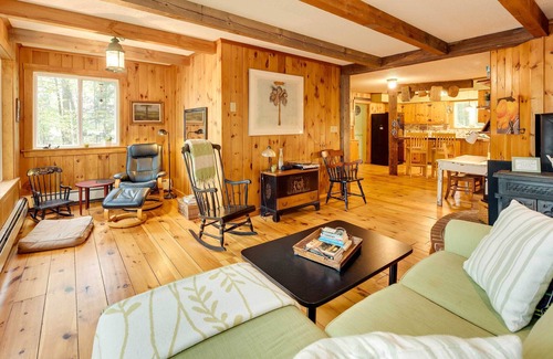 Lyman Casa | Kennebunk Pond Waterfront Lyman Home w/ Deck, Dock