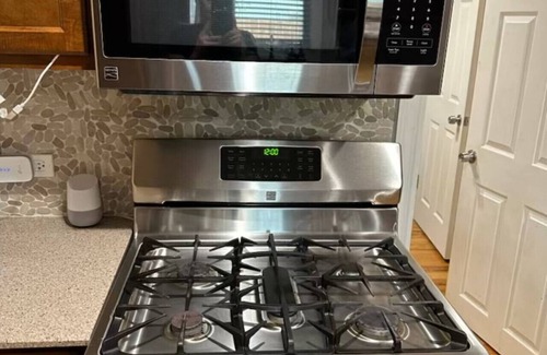 North Chicago Apartamento | King Bed Private Backyard Grill and Fireplace