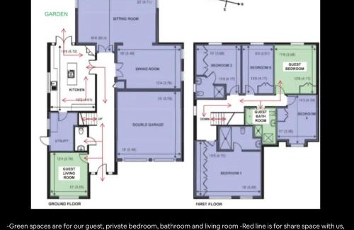 West Byfleet Casa | King size room with own bathroom & livingroom in a luxury home, free WiFi, HOMESTAY