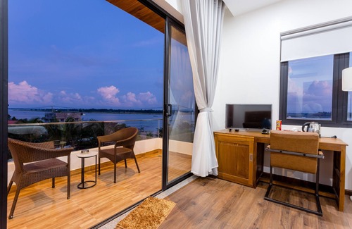 Thanh Ha Villa | Suite King con vistas al río - INDULGENCIA PURA