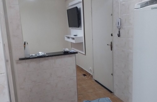 Praia Grande Apartamento | Kitao divided in Ocian