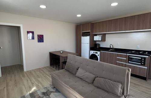 Sao Rafael Apartamento | Kitnet Mobiliada 01 - Com 1 Cama de Casal, 2 Camas de Solteiro e 1 Sofá Cama