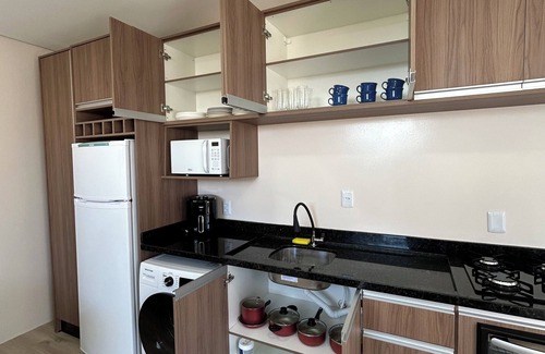 Sao Rafael Apartamento | Kitnet Mobiliada 01 - Com 1 Cama de Casal, 2 Camas de Solteiro e 1 Sofá Cama